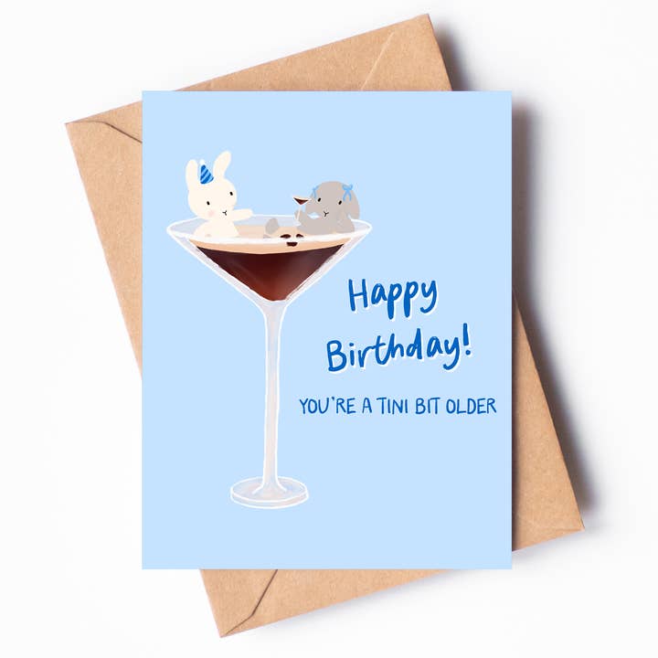 Clem & Co. - Wholesale Birthday Card - Espresso Martini Birthday Card1
