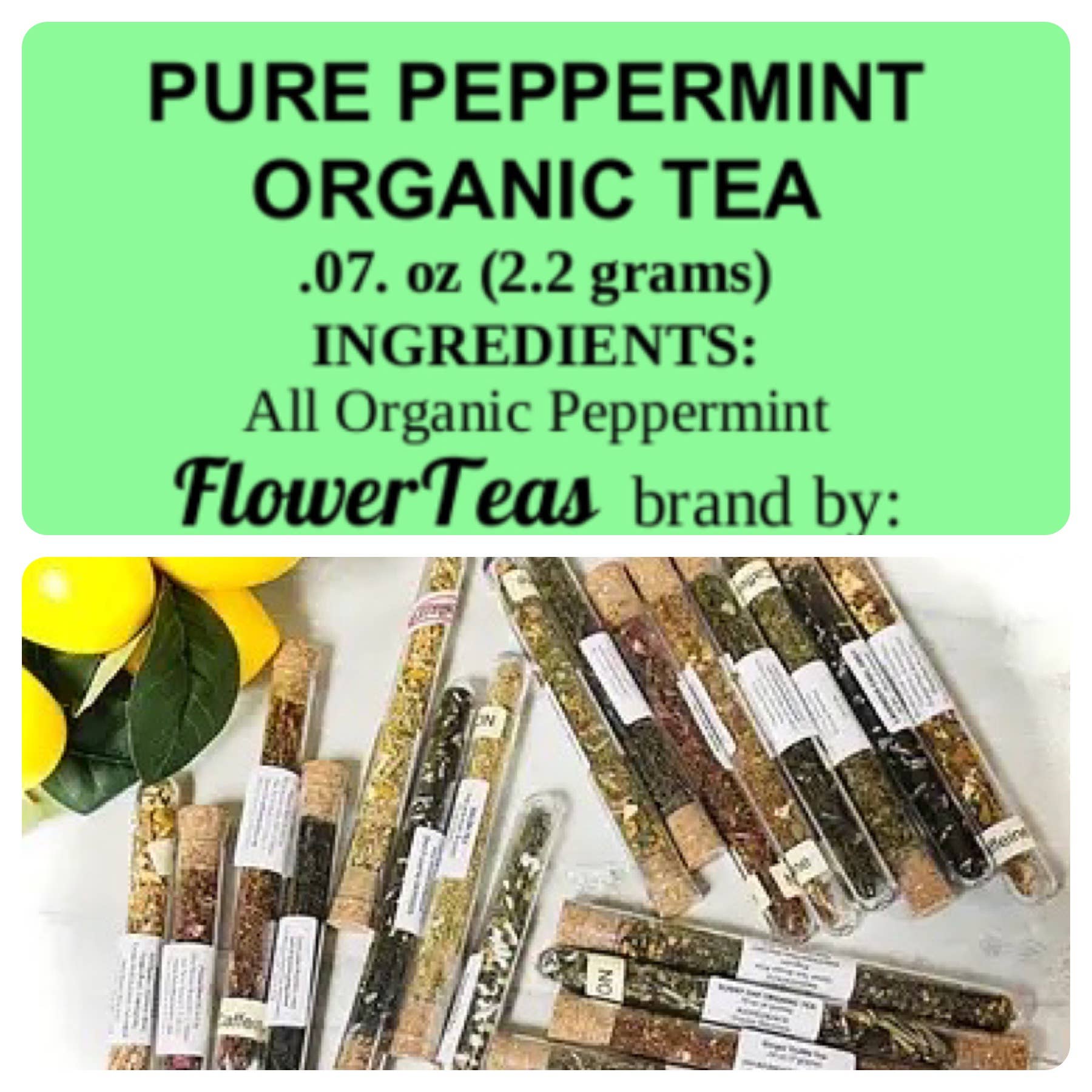 FlowerTeas - Venta al por mayor Tés a granel - Té suelto y mezclas de Matcha en tubos de ensayo33