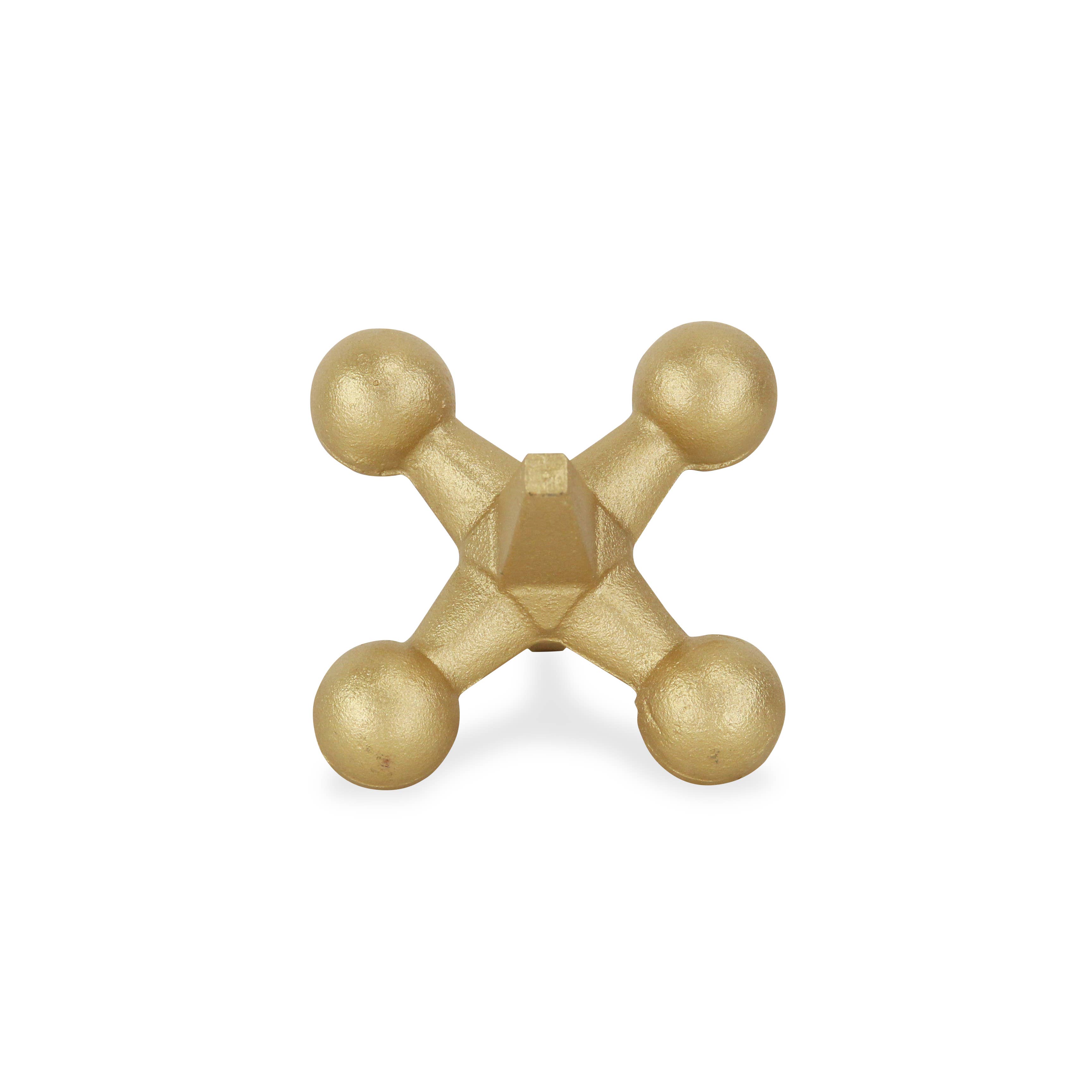 Cheungs Home Decor – wholesale Decorative tabletop object – Calix Golden Cast Iron Jack2