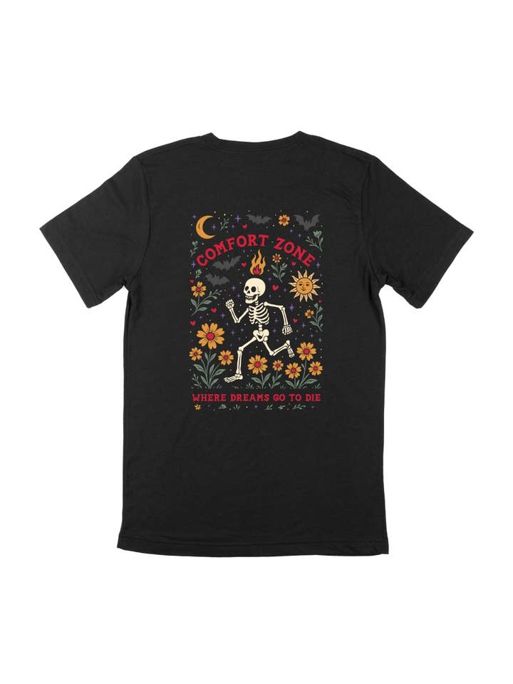Comfort Zone T-shirt for wholesale by Sarah Marie Running Co