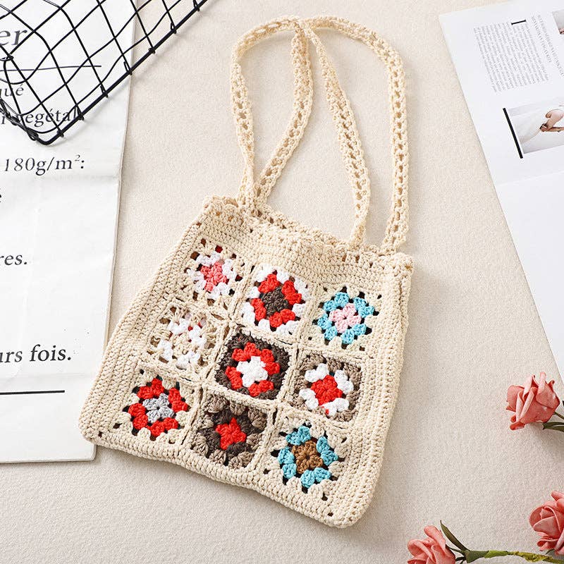 Funkyrel® Atzbranding Limited - Wholesale Tote Bag - Women's - Bohemian Crochet Bag - Exquisite Tote3