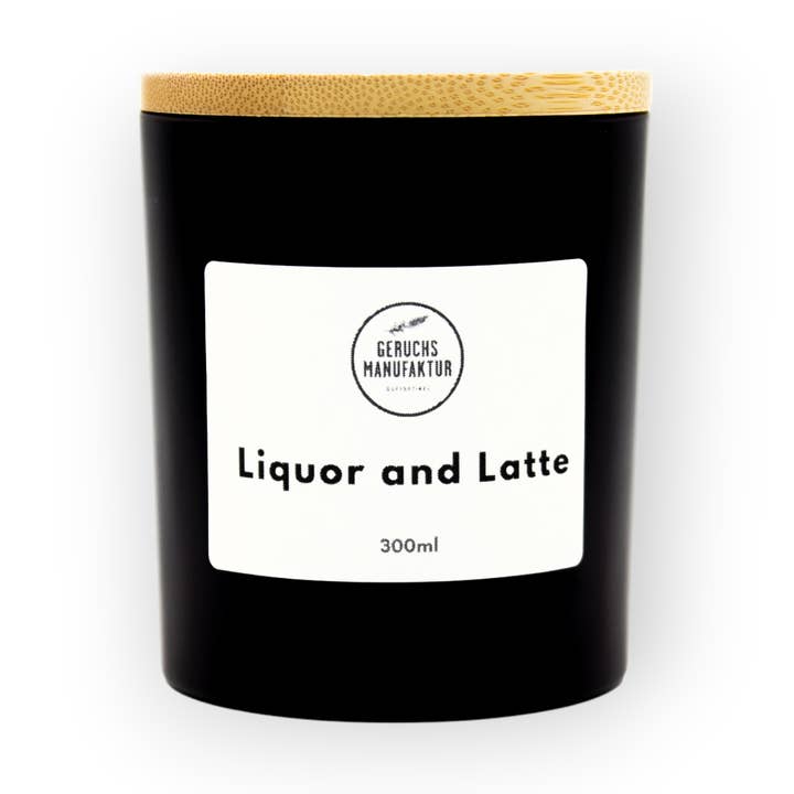 Liquor and Latte premium scented candle for wholesale by Geruchsmanufaktur