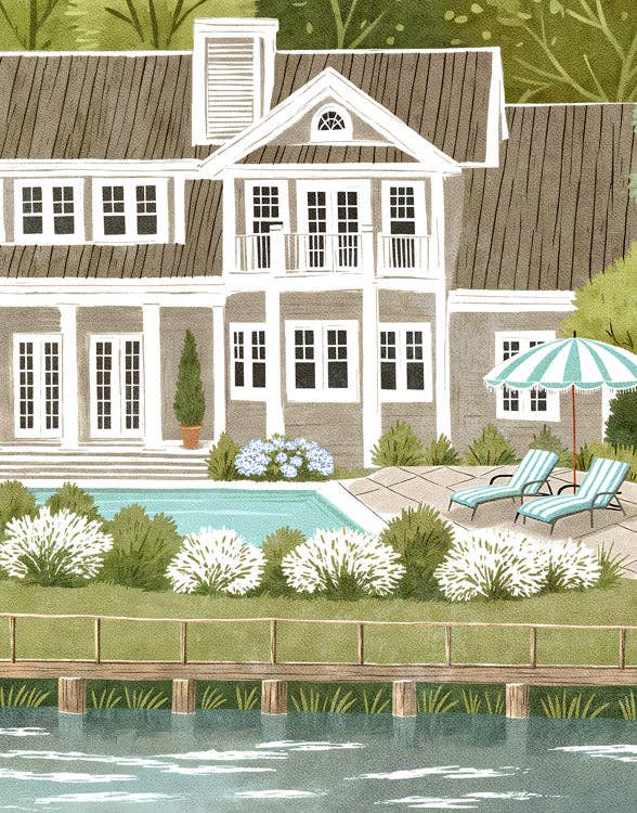 WindowShopGal - Wholesale Art Print - Cousins Beach Travel Poster (for fans of TSITP - The Summer I Turned Pretty)1