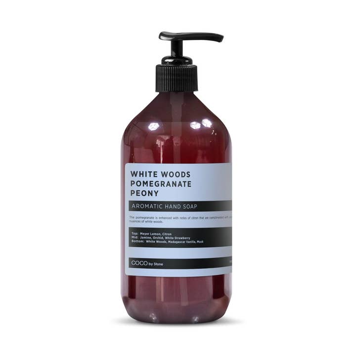 White Woods | Pomegranate | Peony Hand Soap for wholesale by ENVIRONMENT