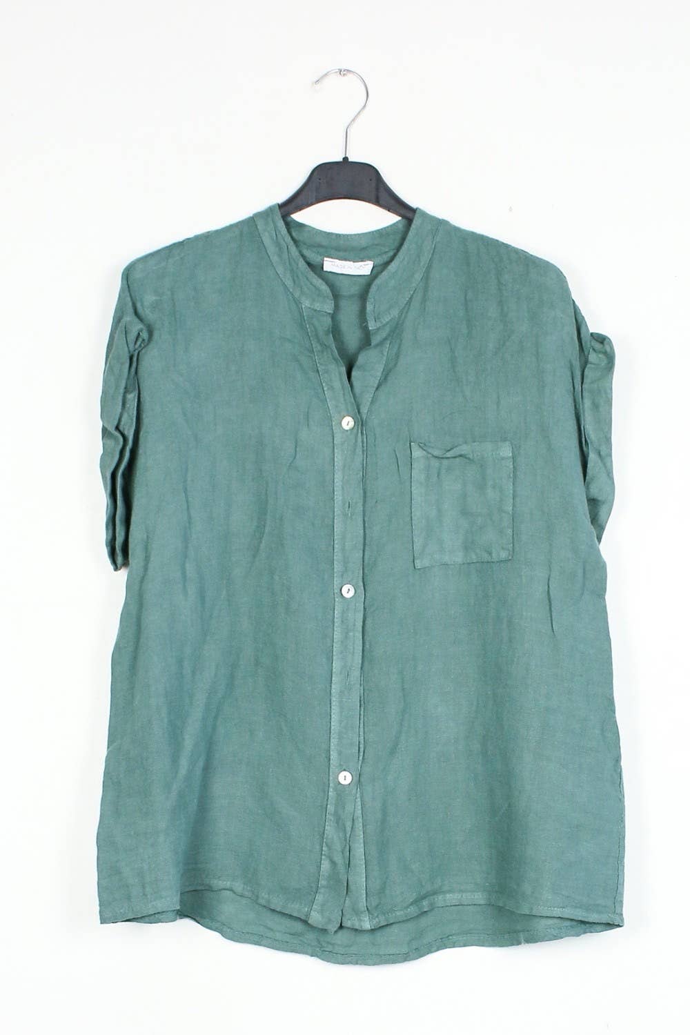 LÉA & LUC - Vente Chemise à col boutonné – femme - Chemise en 100% Lin REF.2065013