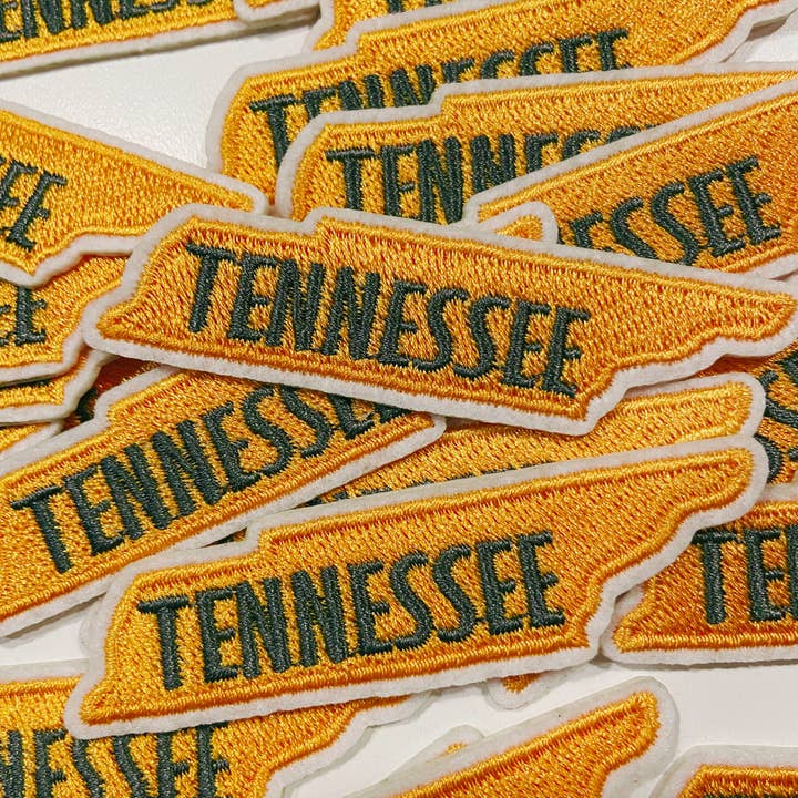 TEELUX - Wholesale Patch - 3" Tennessee - Embroidered Hat Patch