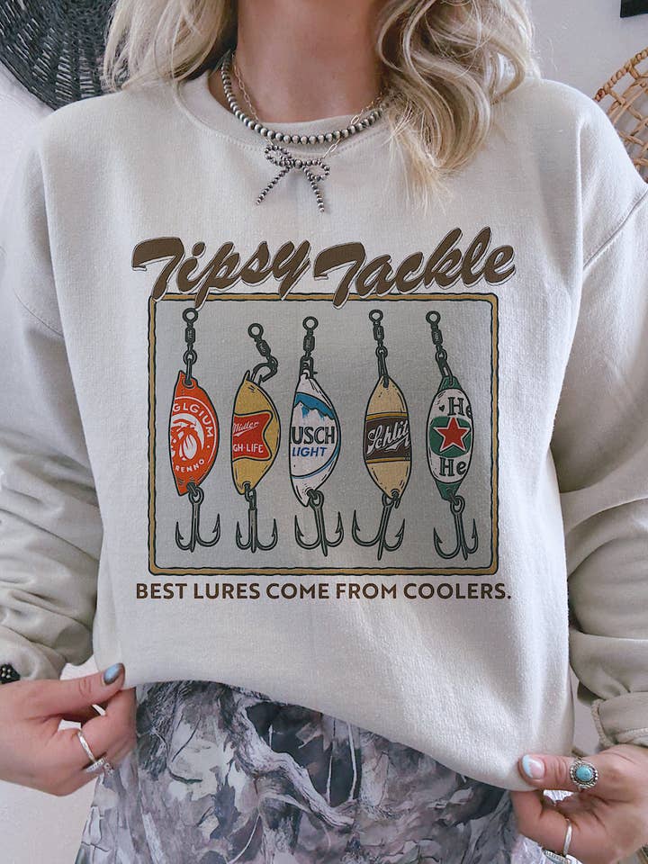 The Walking A - Wholesale Graphic Sweatshirt - Women's - TIPSY TACKLE
