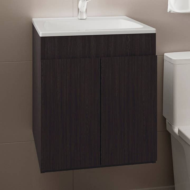 TUHOME FURNITURE - Wholesale Cabinet - Bathroom Vanity 45 Meka, One Open Shelf0