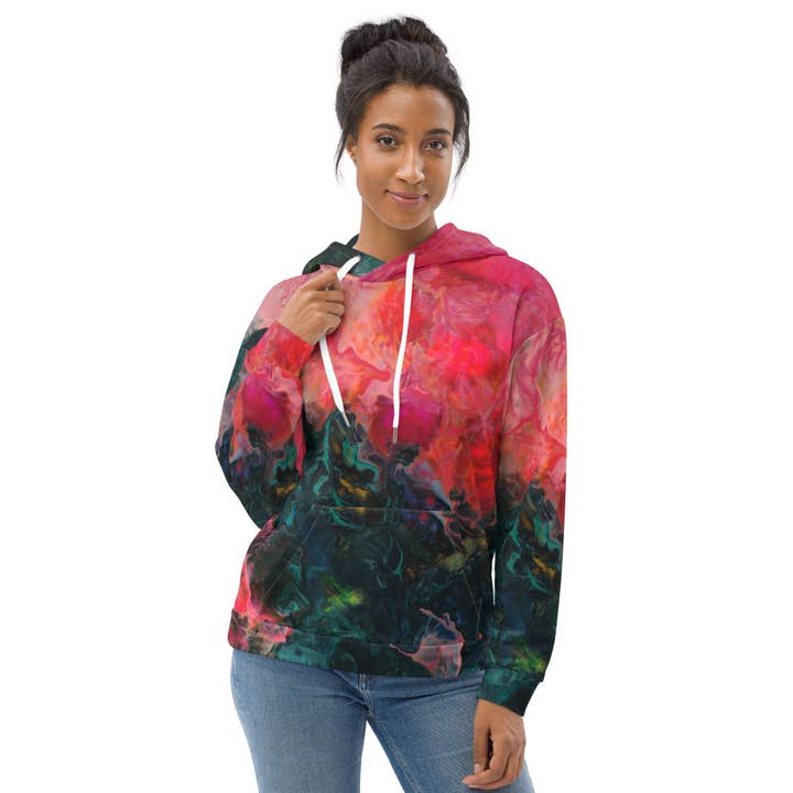 Blød farverig hættetrøje for engroshandel hos Rainbow City