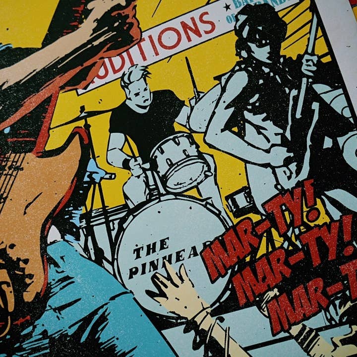 Left Of The Dial - Wholesale Poster - Back to The Future. Marty McFly. The Pinheads Limited