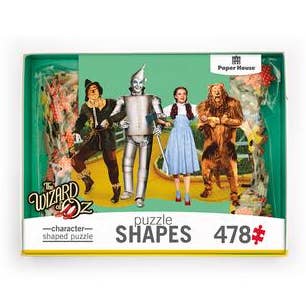 Paper House Productions – Großhandel Puzzle - Erwachsene – Zauberer von Oz Gelbe Ziegelstraße geformtes Puzzle