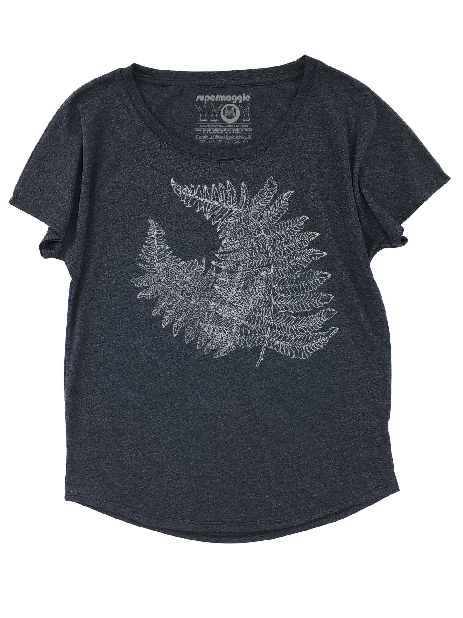 Supermaggie @ Faire – wholesale Screen printed t-shirt – Women′s – Ferns Nina Tee1