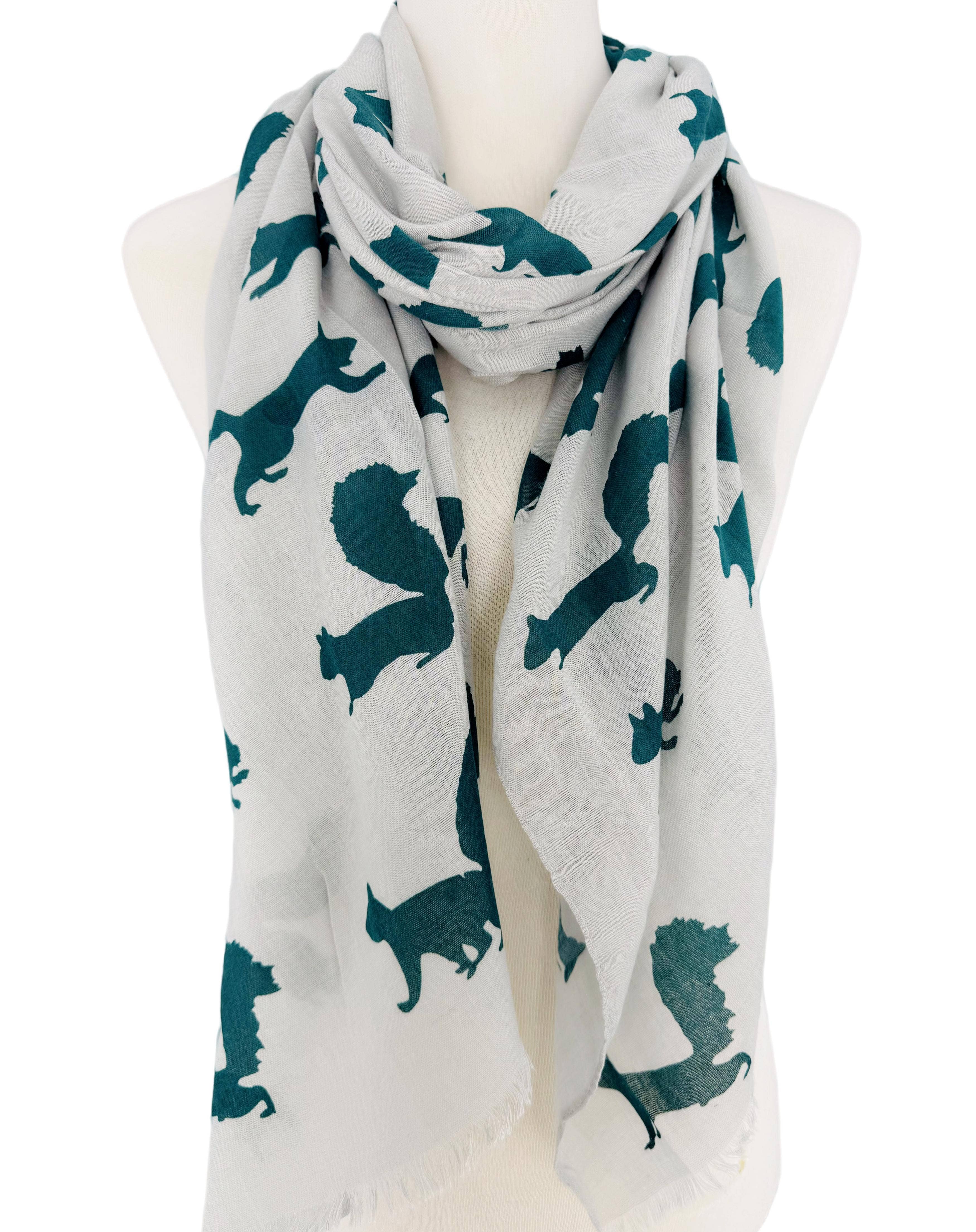 JC Sunny Fashion - Vendita all'ingrosso Sciarpa - Donna - 5 colori: sciarpa a forma di scoiattolo JC0202601