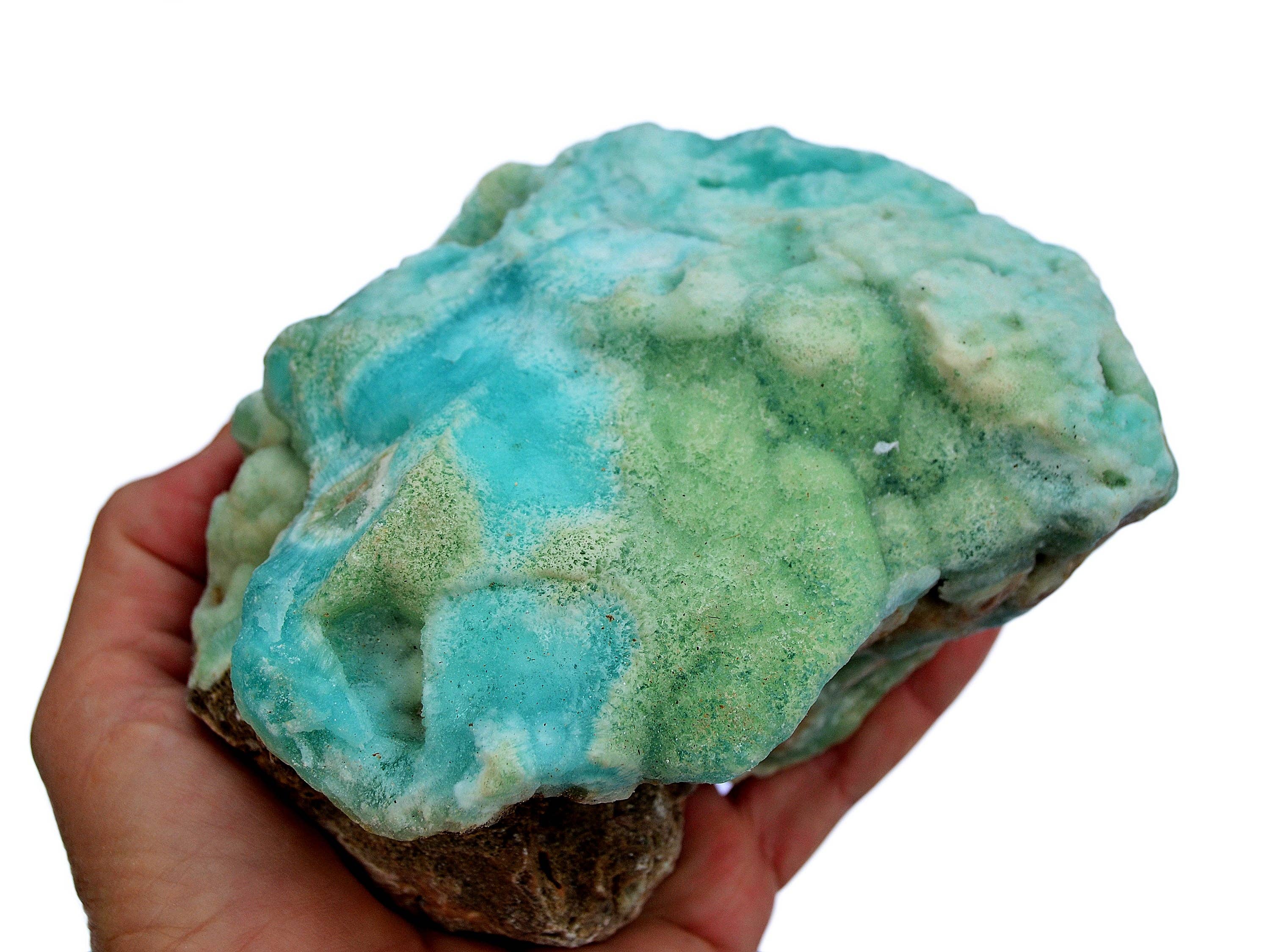 Kaia & Crystals - Wholesale Spiritual Stone/Crystal - Raw Blue Aragonite Crystal (100g - 1.500g)4