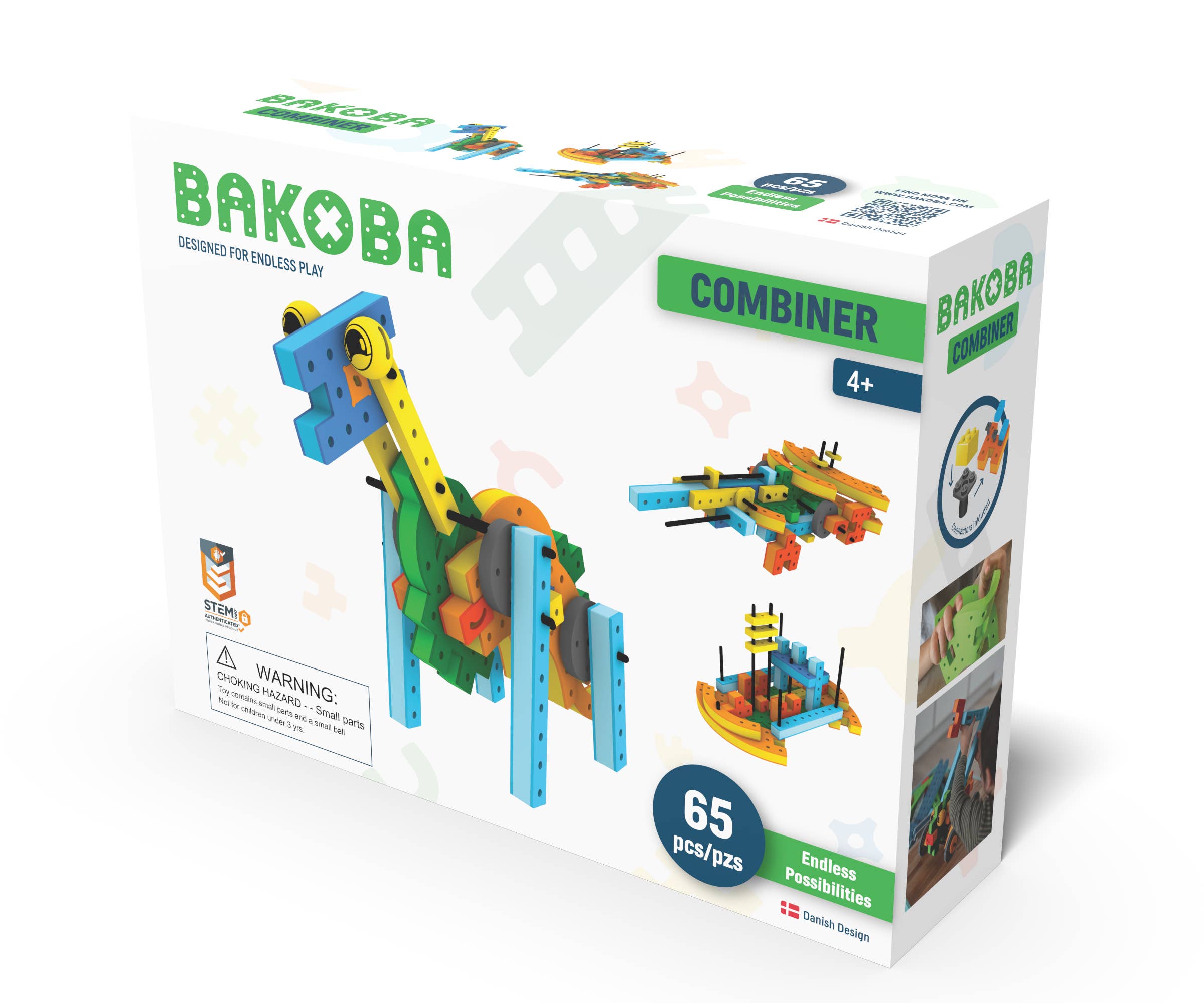 BAKOBA - Wholesale Building Set - Kids - BAKOBA Combiner Building set 65 pcs