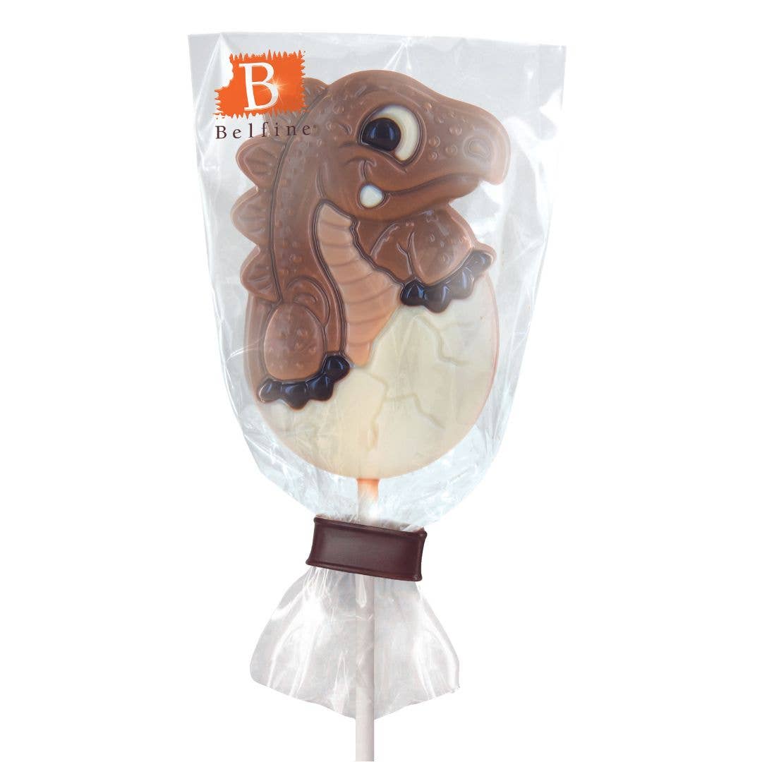 ADG Diffusion - Venta al por mayor Chocolate - Piruleta de chocolate con forma de dinosaurio de 25 g2