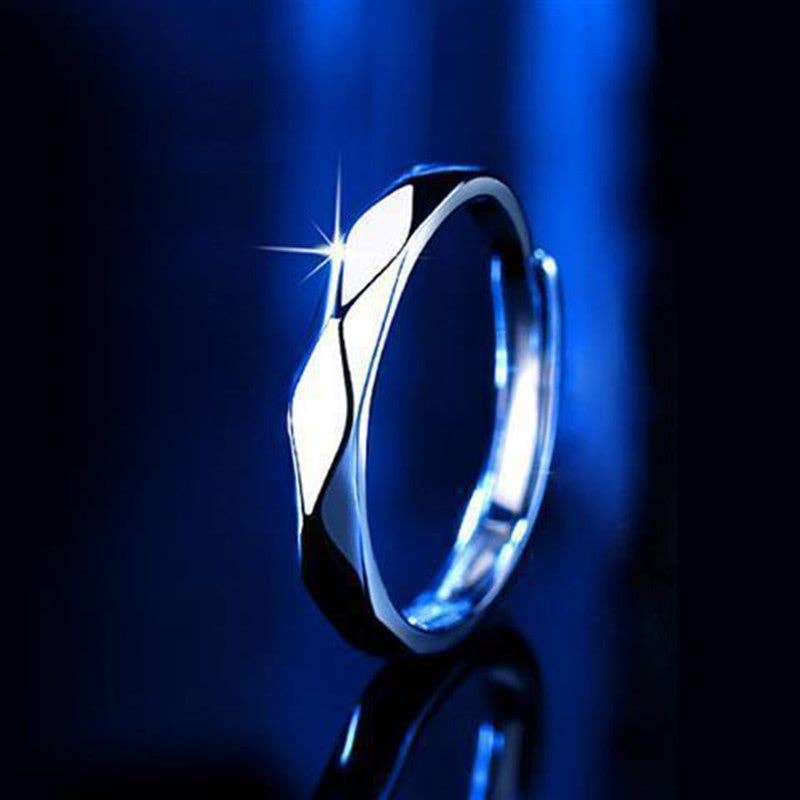 Perimade & Co. LLC - Wholesale Wedding Band/Ring - Moissanite Couple Wedding Band Ring in 925 Sterling Silver0
