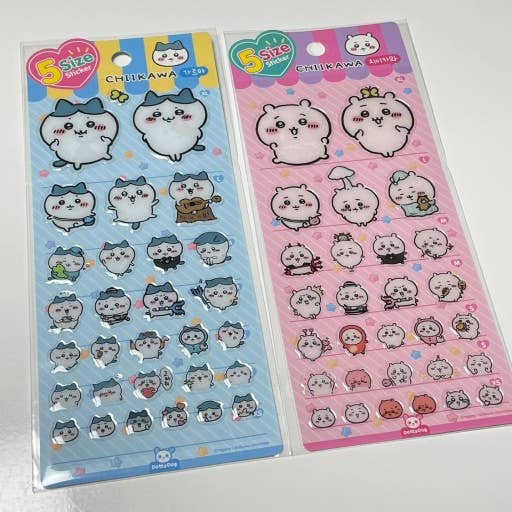 K-Wonderland - Wholesale Sticker - Chiikawa & Friends 5 Sizes Jelly Coating Deco Stickers 13