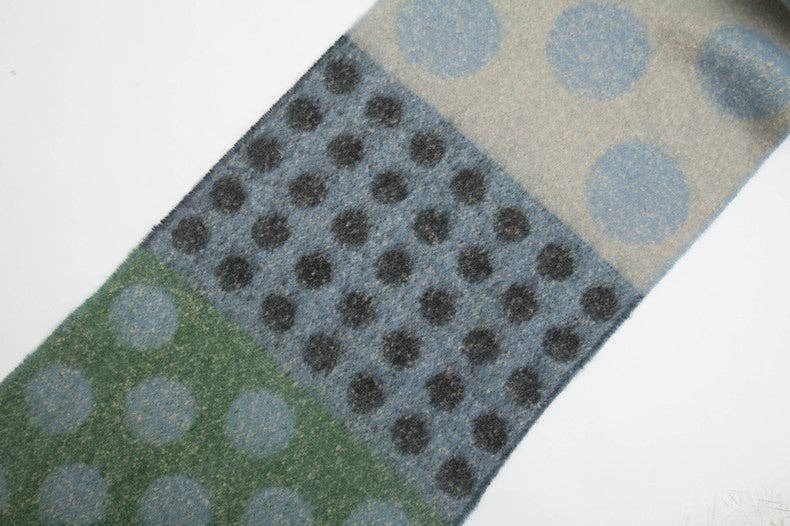 Dipped Shop – Cachecol - Mulher por atacado – Borla de Ponta de Cor Contraste DPKS10269