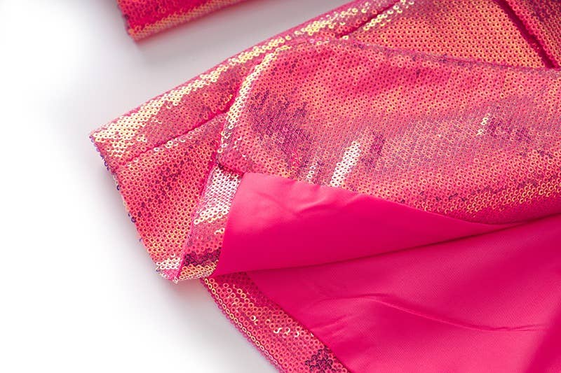 Fushcia SET051 Sequin Blazer & Shorts Set - Fashion Two-Piece for wholesale on Faire11