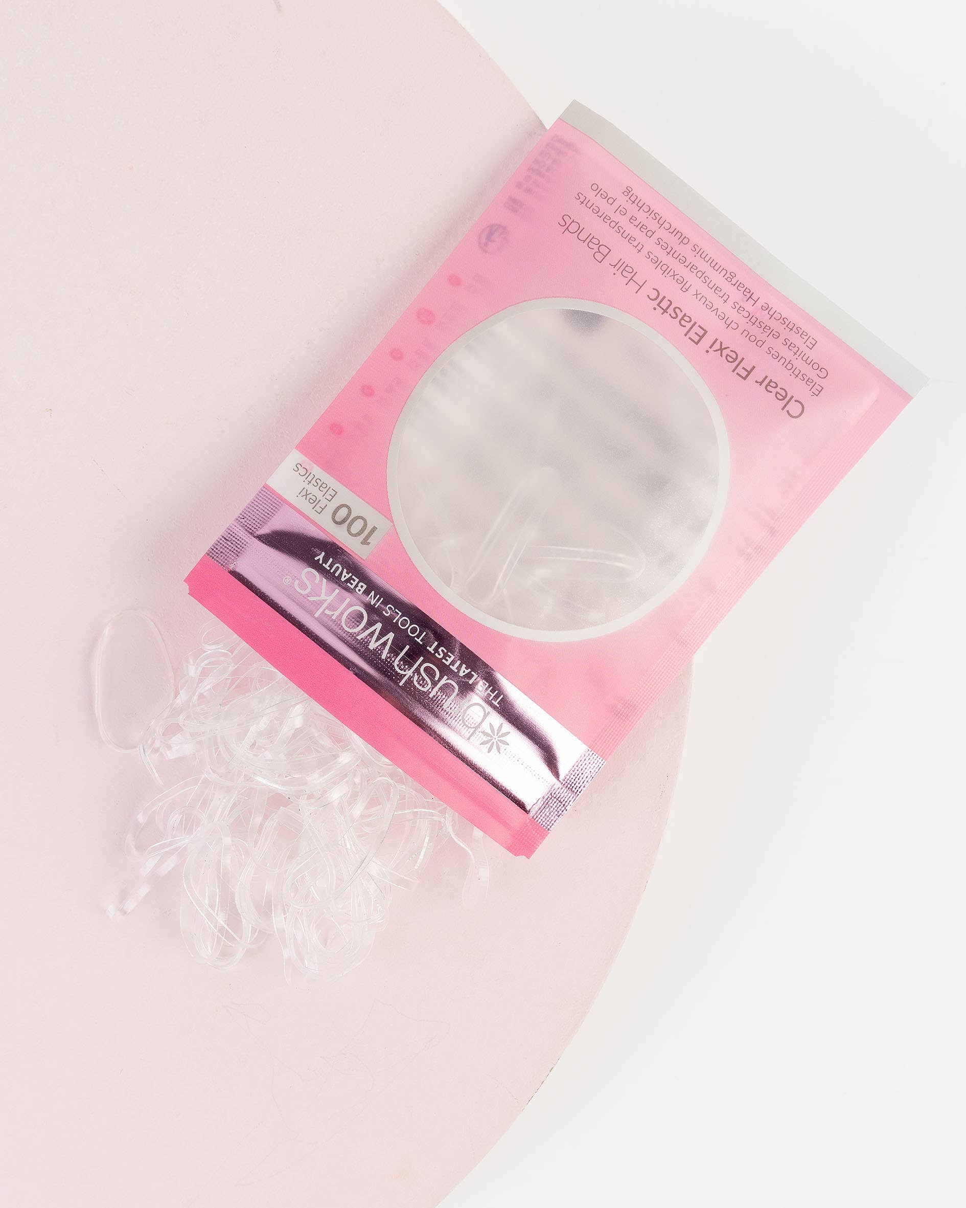 Soinvogue – wholesale Hair tie – Brushworks Black Flexi Elastic Hair Bands - 100 Pieces
3