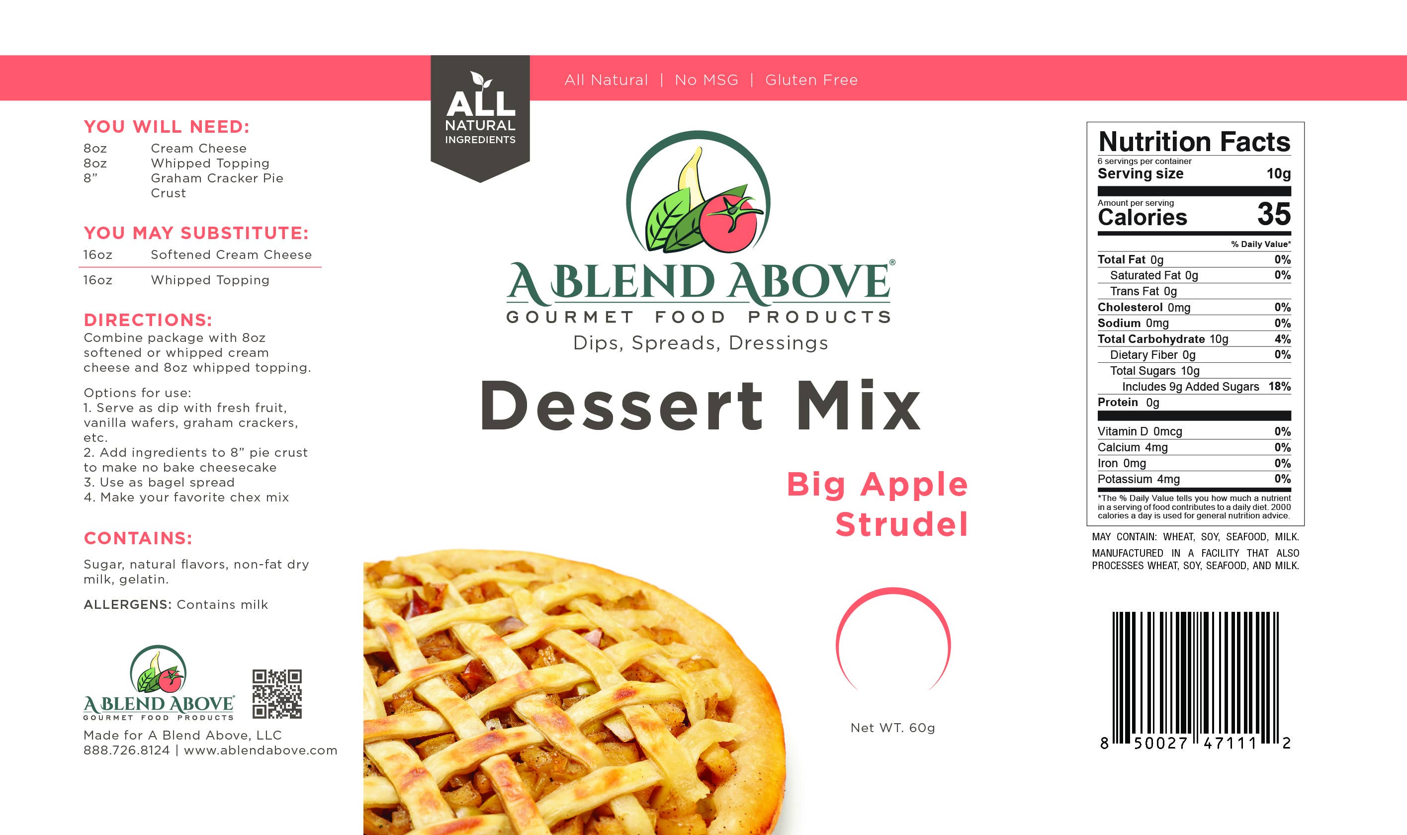 A Blend Above - Wholesale Dip - Big Apple Strudel1
