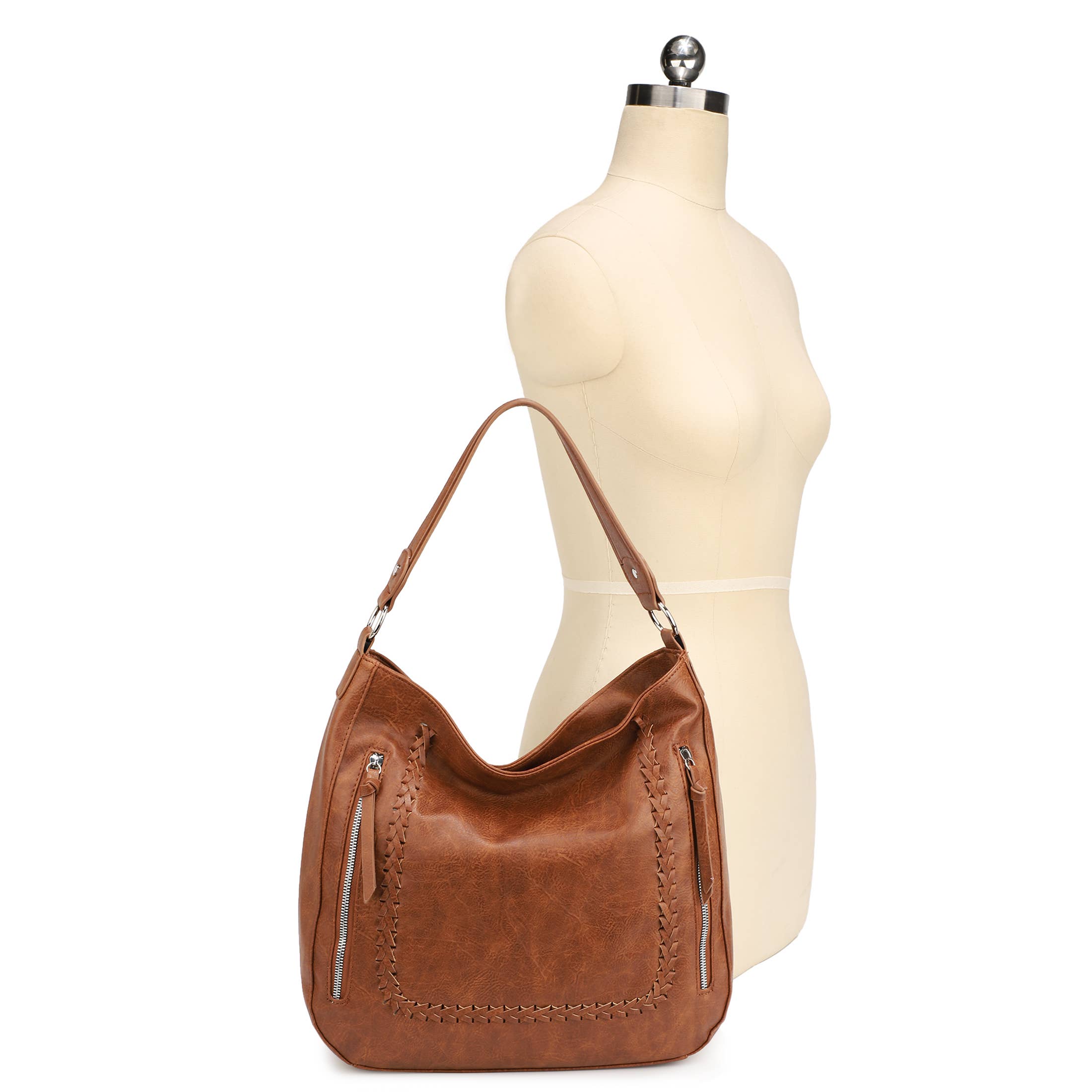 KAYLA+AVA - Wholesale Schoudertas - Dames - MARGE MULTI COMPARTIMENT HOBO TAS9