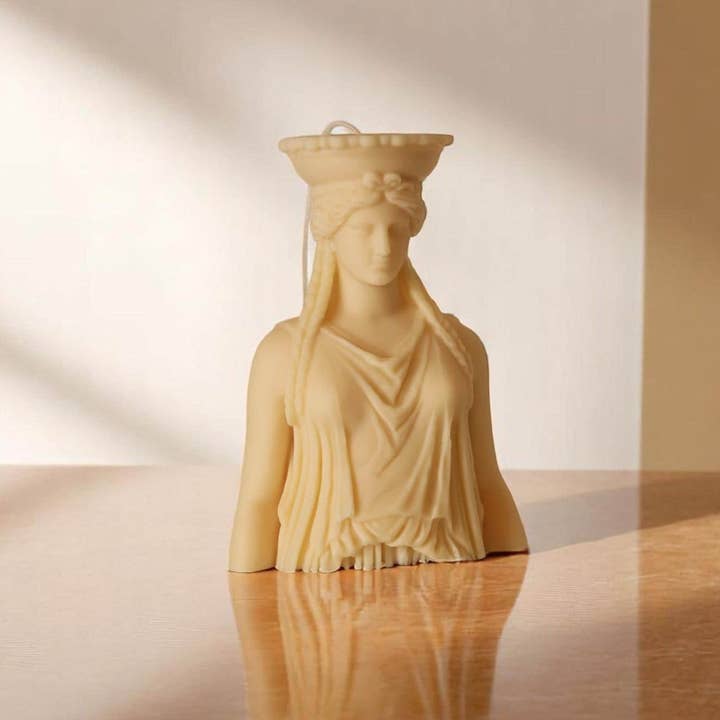 Large Caryatid Candle for wholesale by Agaboo Candle