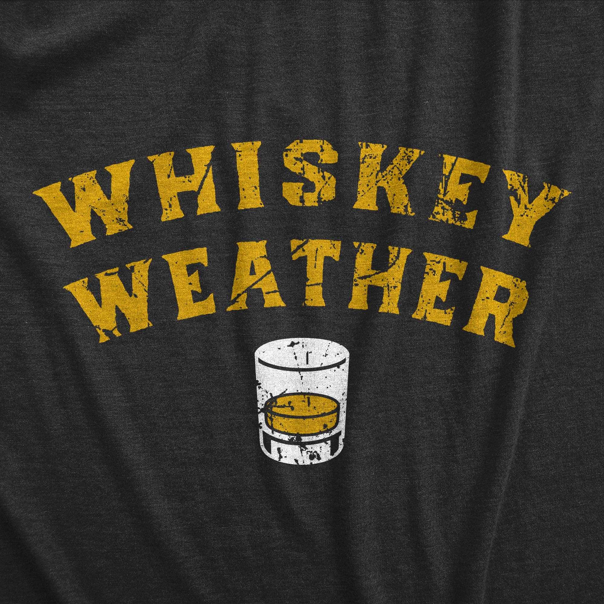 Whiskey Weather Crew Neck Sweatshirt Liquor Graphic for wholesale on Faire1