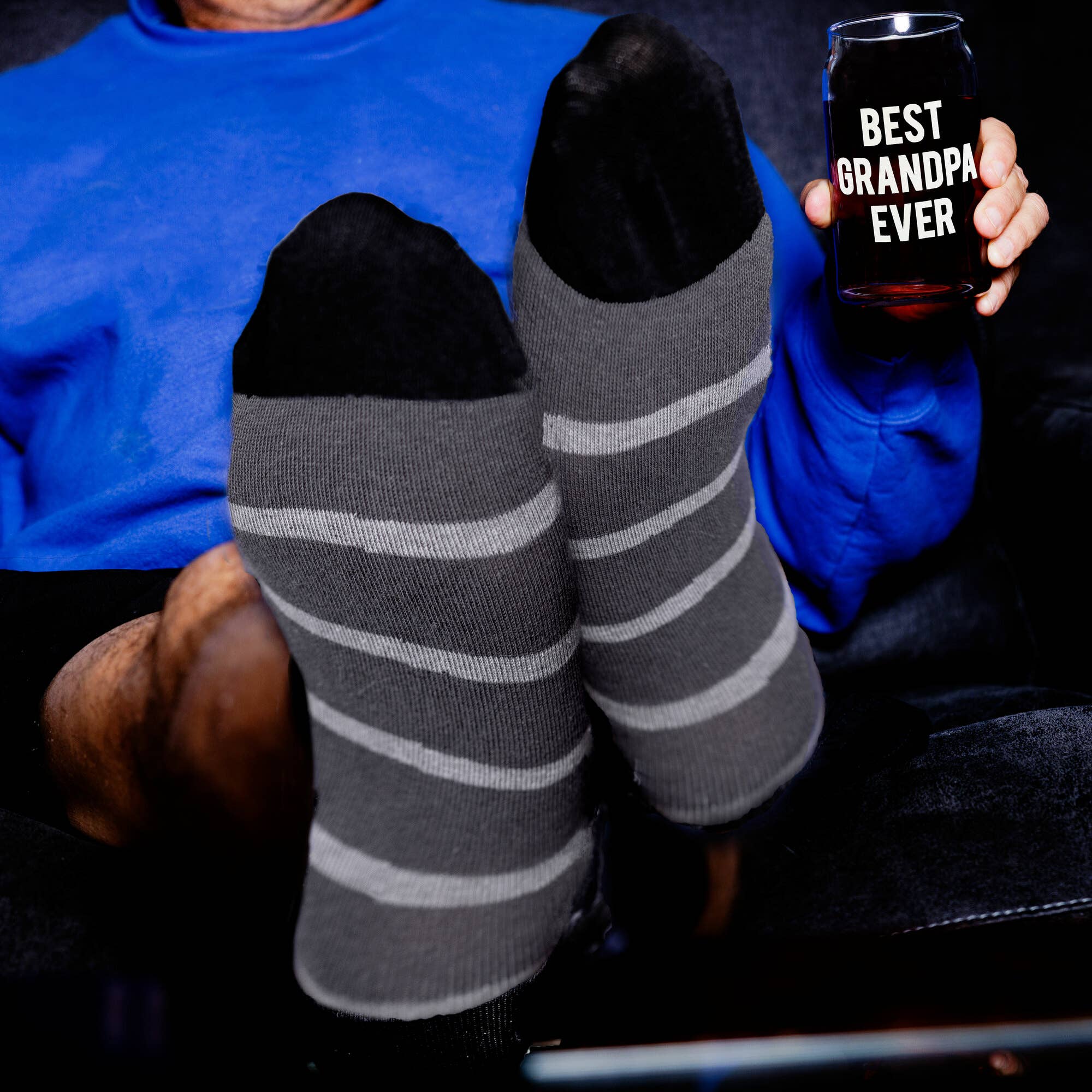Pavilion - Venta al por mayor Jarras de cerveza - Best Grandpa — Set de vaso y calcetín para latas de cerveza de 16 onzas1