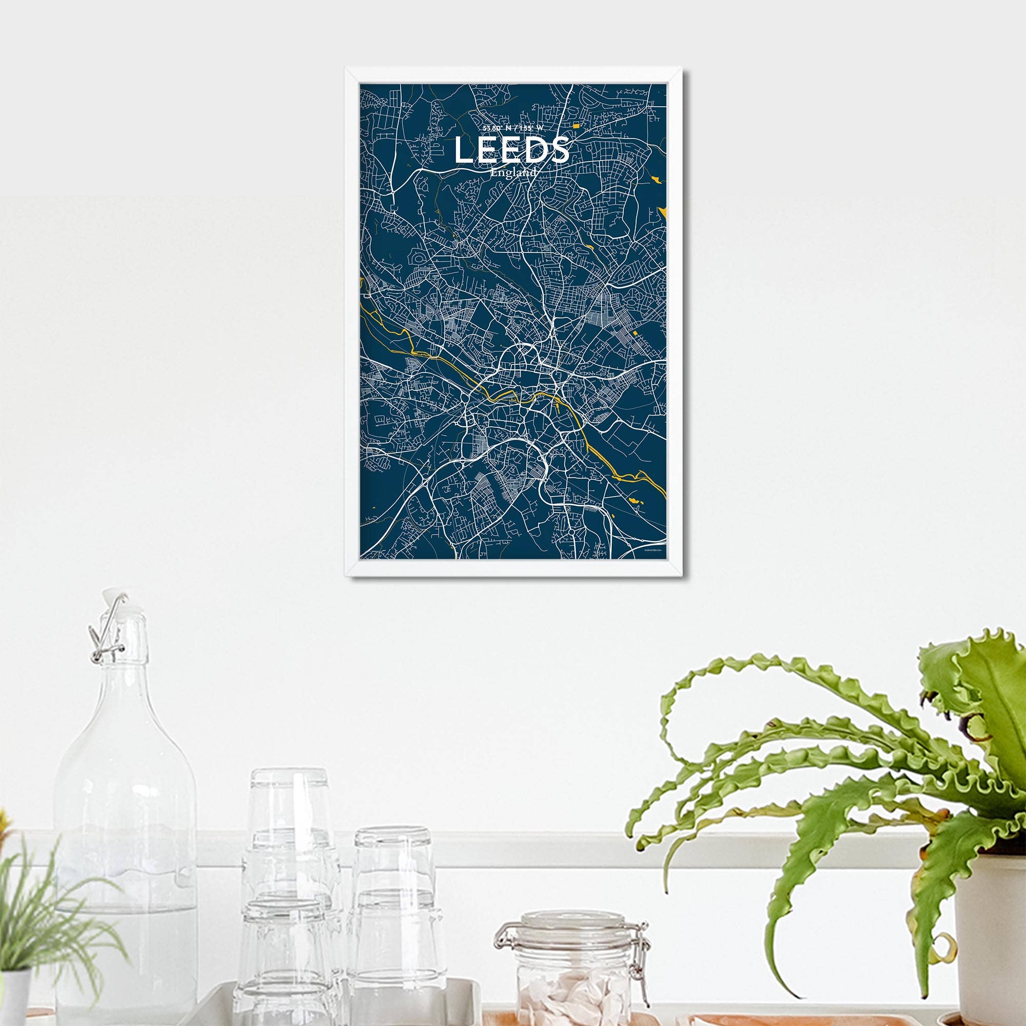 OurPoster.com – wholesale Poster – Leeds karta affisch147