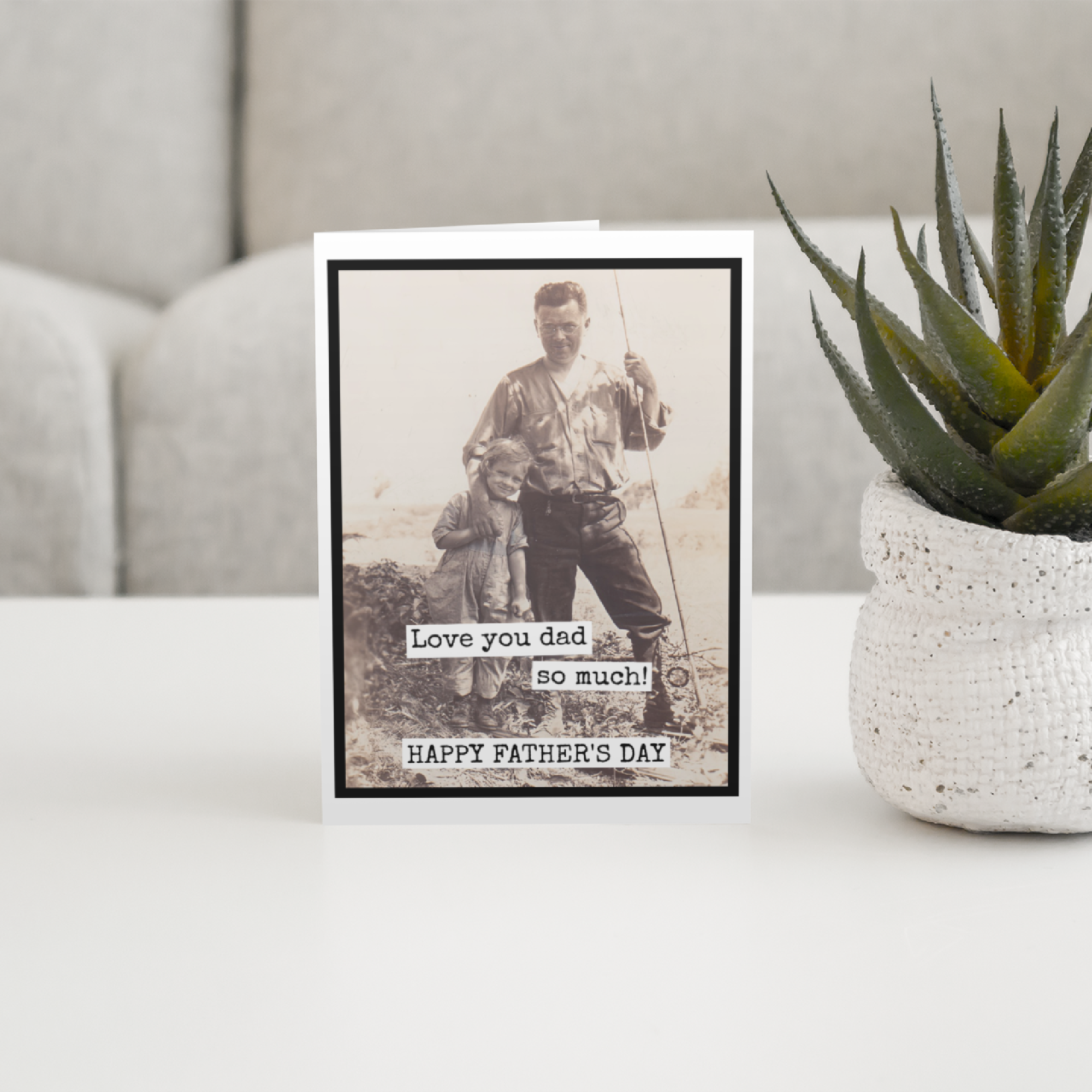 Raven's Rest Studio - Wholesale Father's Day Card - Father's Day Card. Love You Dad So Much! HAPPY FATHER'S DAY3