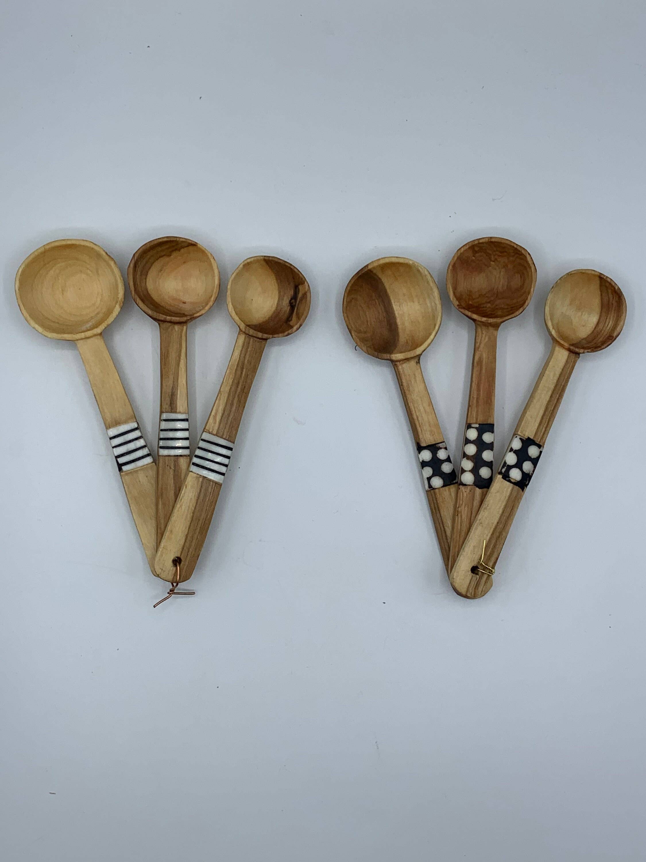 KENYAN SAFARI DESIGNS - Vente Cuillères à soupe - Un ensemble de 3 cuillères à café2