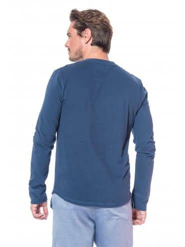 TheCocoonalist – T-shirt – Homem por atacado – Camiseta azul de algodão tunisiano2