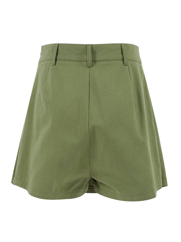 Sweetkama - Wholesale Skort - Women's - Solid Color High Waist Ladies Short KQ70268