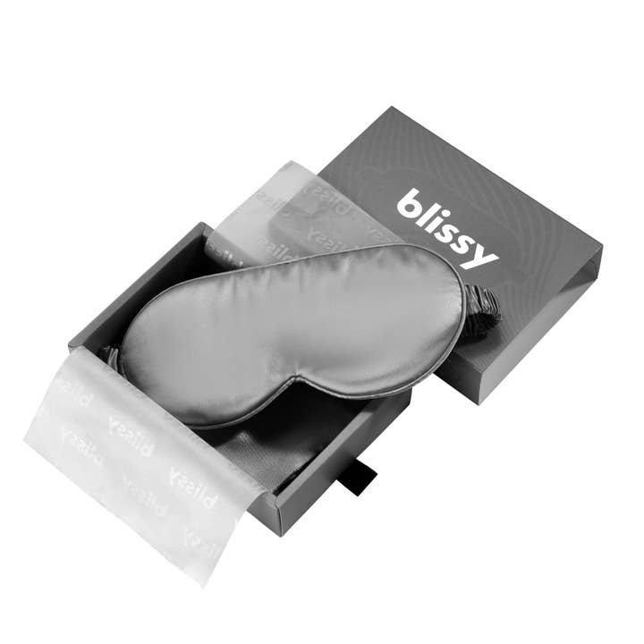 Blissy - Wholesale Sleep/Eye Mask - Sleep Mask - Grey - Profile2