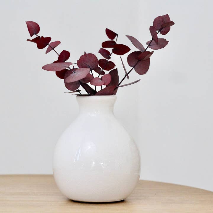Sprout & About - Wholesale Vase - Farmhouse White Bud Vases for Dried and Fresh Flowers7