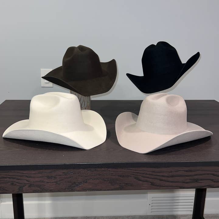 100% Australian Wool Cattleman Cowboy Hat for wholesale by High Noon Hat Bar
