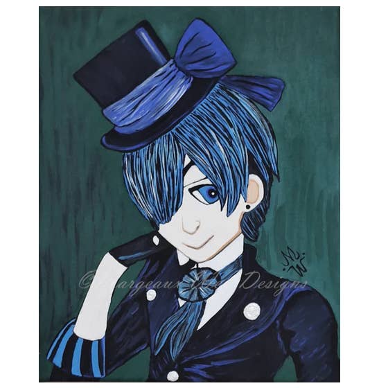 Impressão artística Phantomhive por atacado de Margeaux Wex Designs