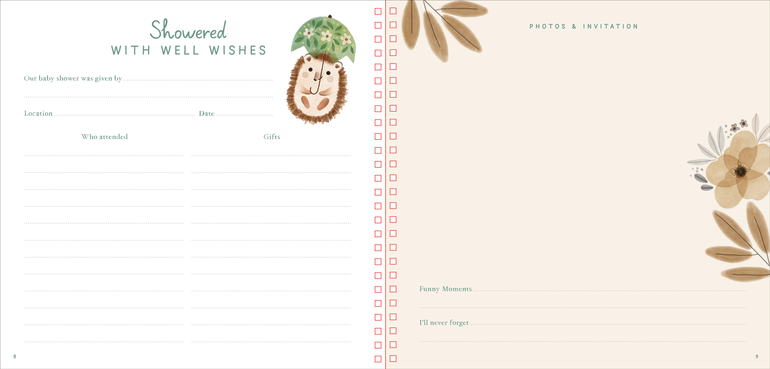 Peter Pauper Press - Wholesale Memory Book - Kids & Baby - Baby's First Years: A Modern Memory Book with Keepsake Box3