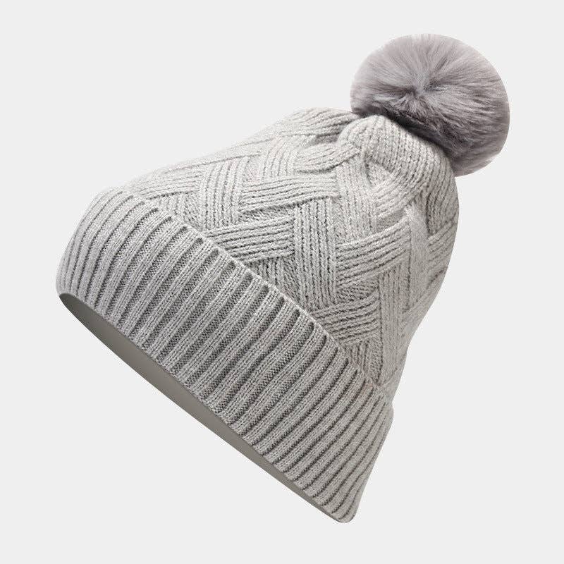 Dipped Shop - Wholesale Winter Accessory Set - Women's - 3PCS Solid Color Twist Hat & Scarf Sets DPHS034413