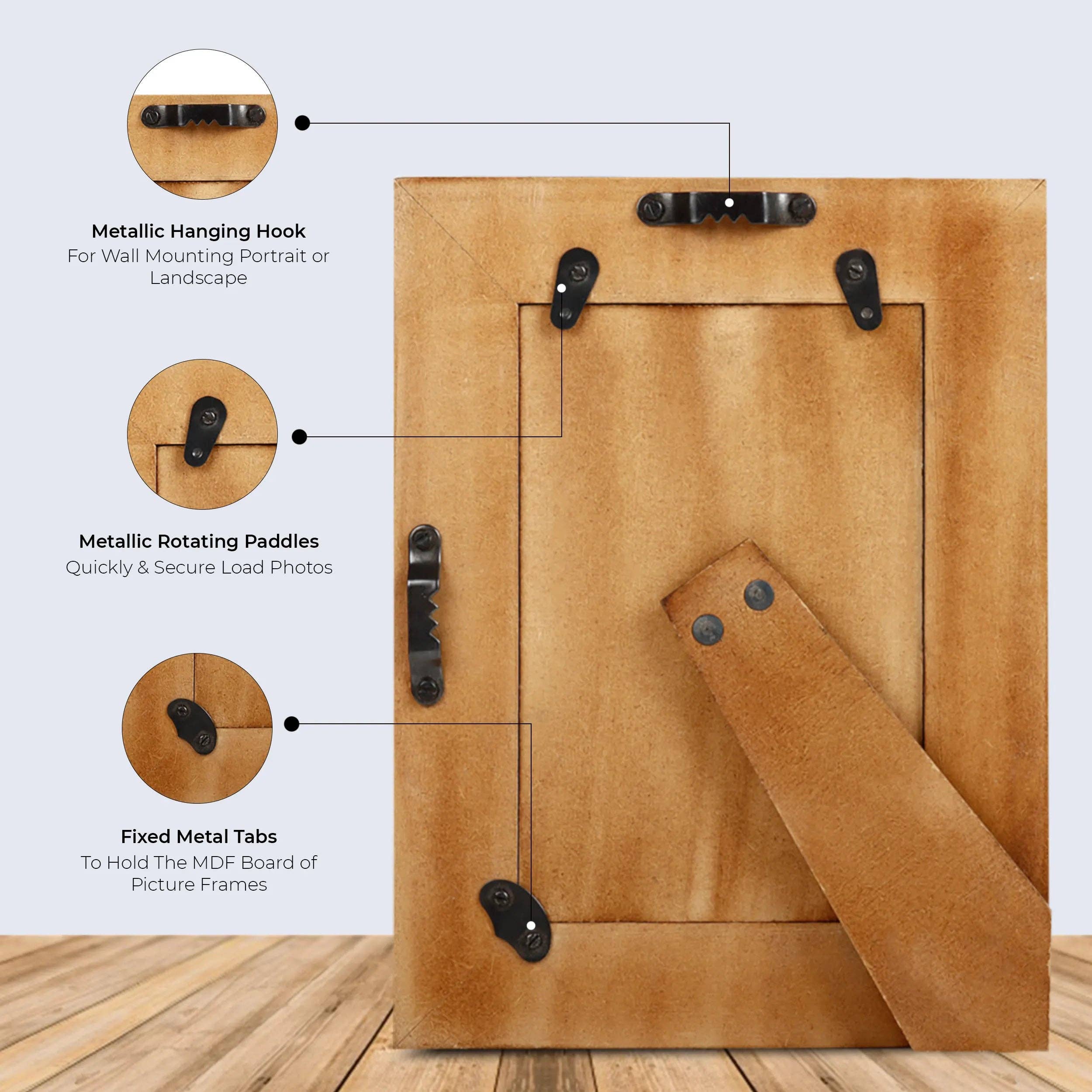 Handicrafts Home - Wholesale Picture Frame - West Coast Barbara Photo Picture Frame - 4x6, 5x73