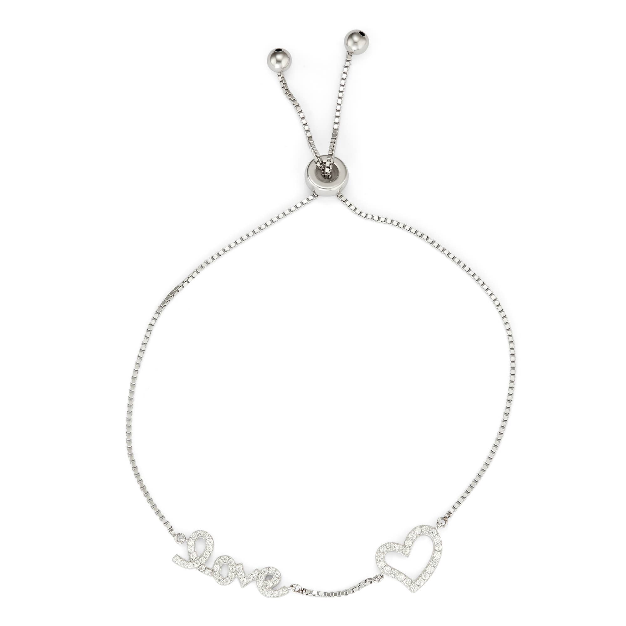 Luxe on Main LLC - Vente Bracelets à breloques/pendentifs - Bracelet NF0054/B/W/CZ/CLR1