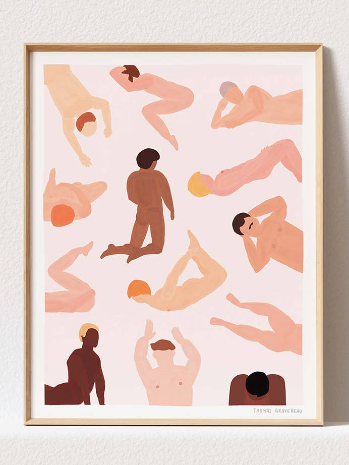 Tirage d'art "Boys Boys Boys" (A3) pour la vente par Thomas Gravereau