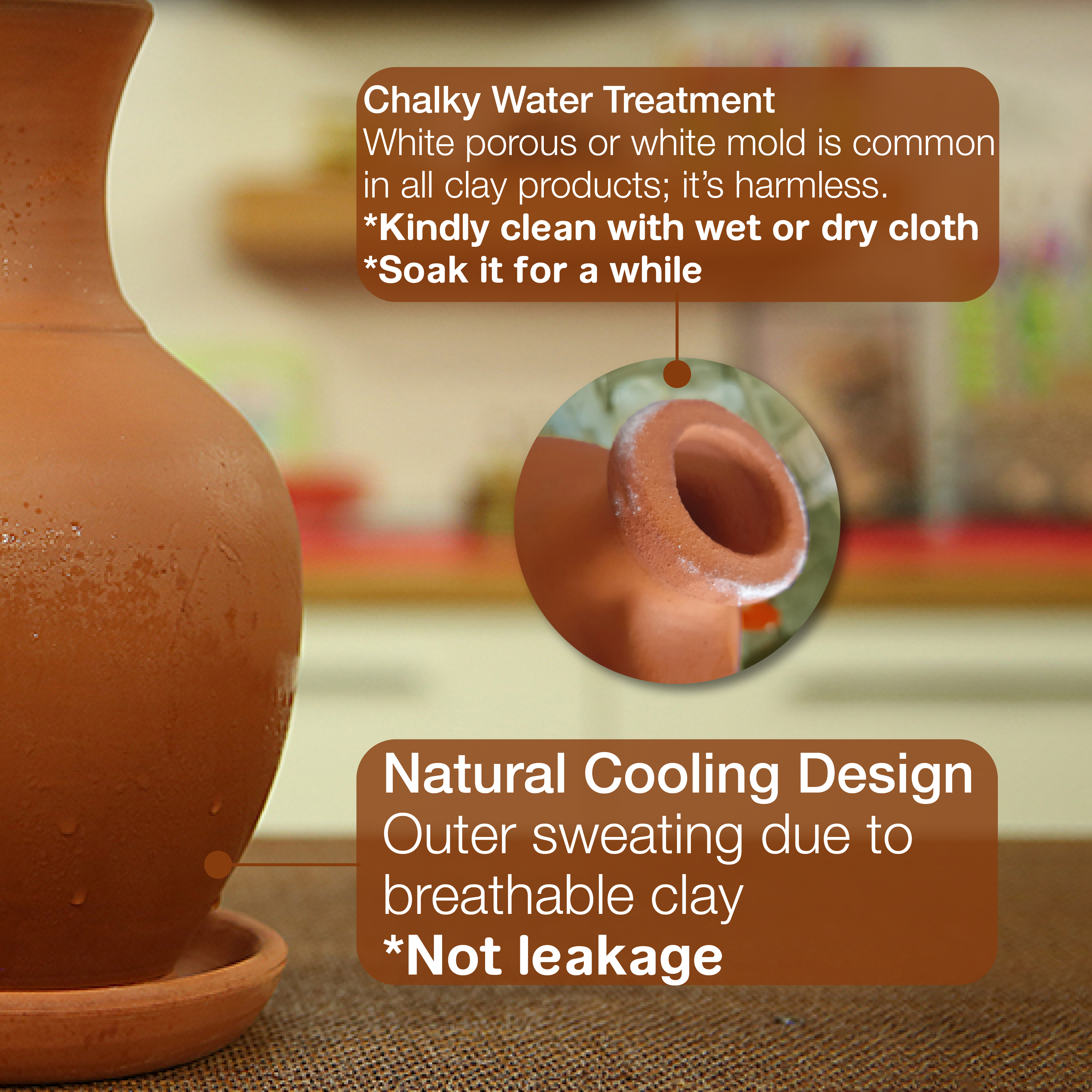 Hakan – wholesale Kanna – Lergodslerkanna, lerkruka för dricksvattenkanna9