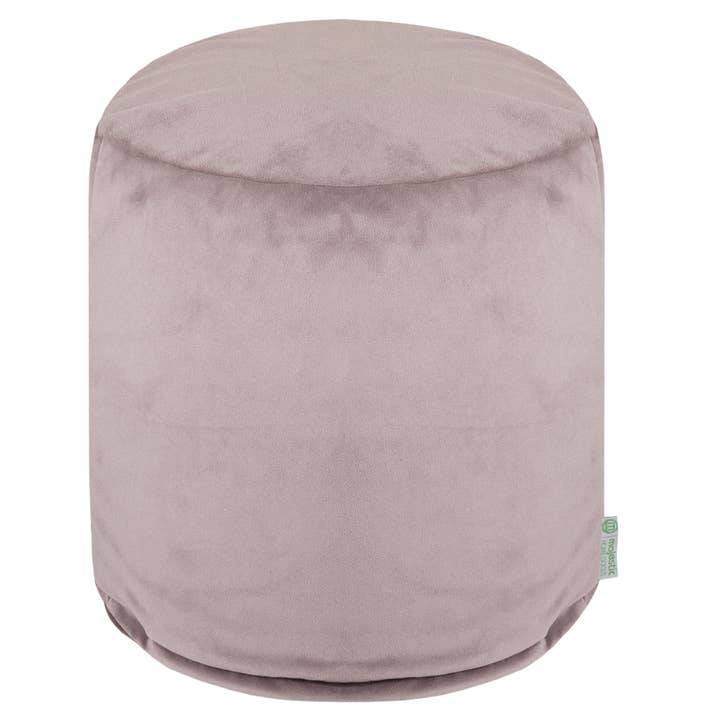 Majestic Hem Varor stål Faux Suede Pouf för wholesale av Majestic Home Goods