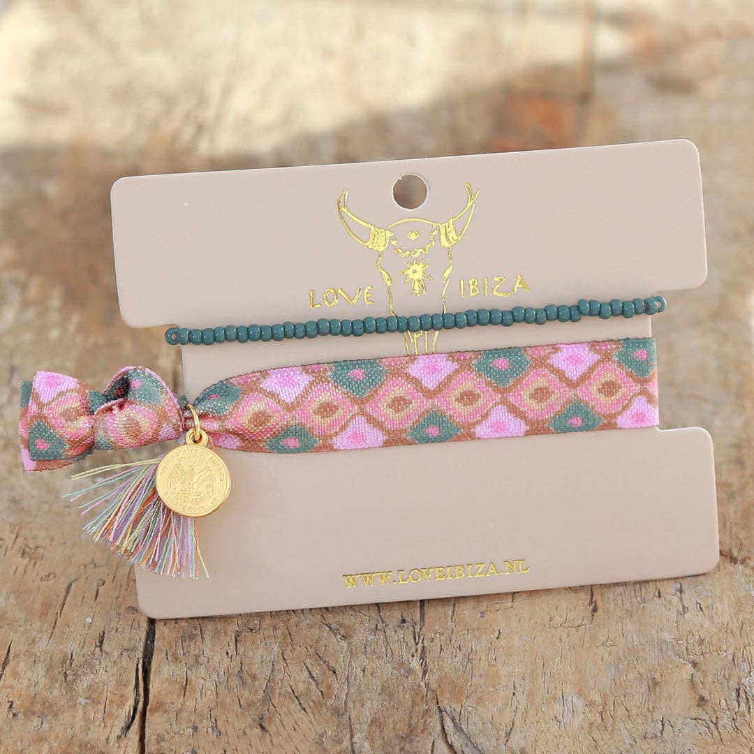 Love Ibiza - Wholesale Jewelry Set - Ibiza elastiekjes set no. 1510