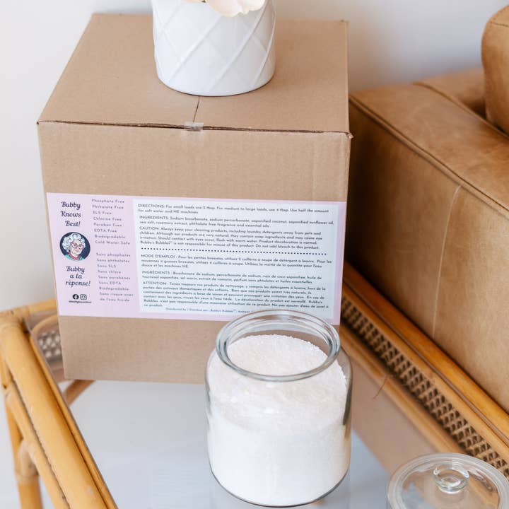 Bubby's Bubbles - Wholesale Laundry Detergent Powder/Pods - Bubby's Bubbles Low-Waste Refill (960 Loads)2