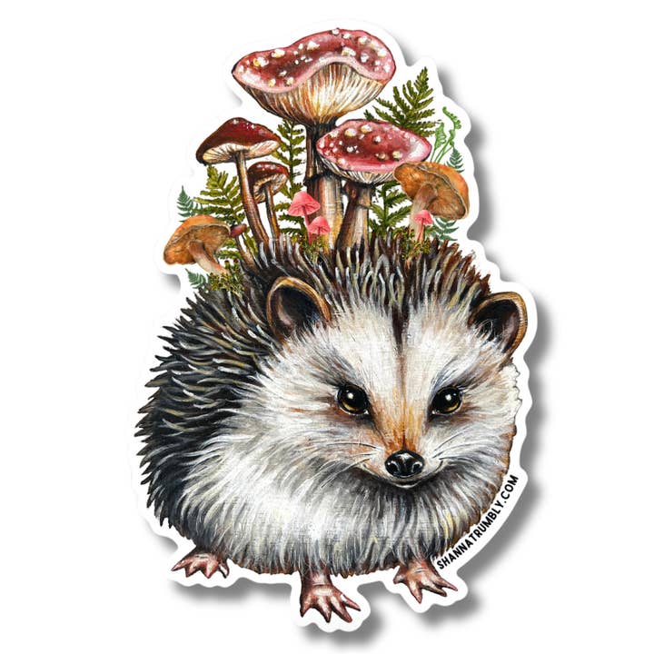 Hedgehog Sticker for wholesale by Shanna Trumbly