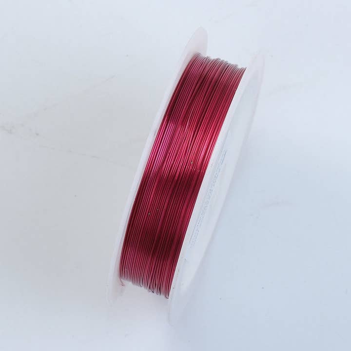 WRD-101-26G Red Color Wire 26 Gauge for wholesale by Bali Designs